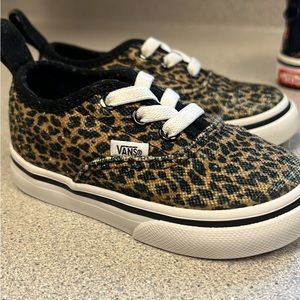 Toddler Vans- 5- leopard print